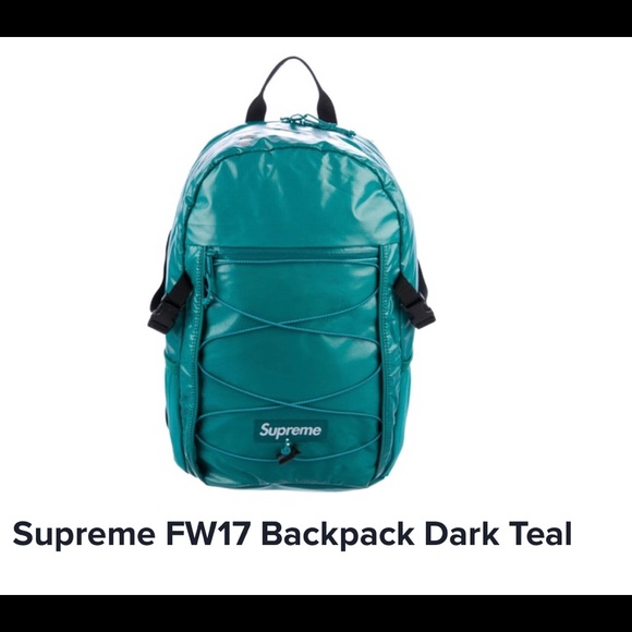 Supreme Other - Supreme FW17 Backpack Dark Teal